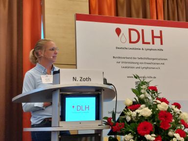Dr. Nora Zoth, Köln, Vortrag "Sport und Bewegung - ein Leitfaden", 28. DLH-Patientenkongress, Köln