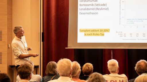 Dr. Tim Richardson, Workshop "Multiples Myelom und Leichtketten-Amyloidose", 28. DLH-Patientenkongress, Köln